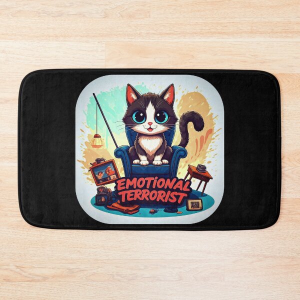 Item preview, Emotional Terrorist Cat 2 designed and sold by Dose of Dysfunction.