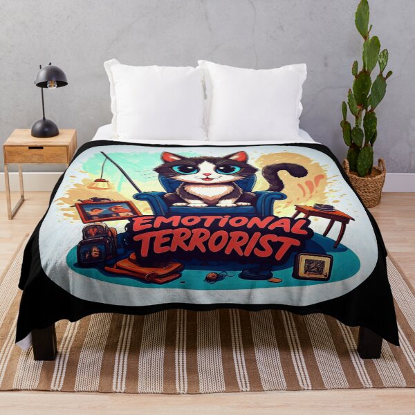 Item preview, Emotional Terrorist Cat 2 designed and sold by Dose of Dysfunction.