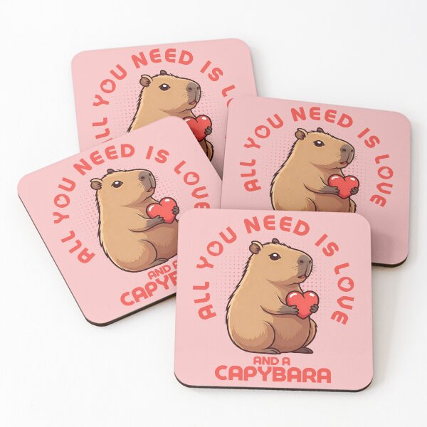 Item preview, All You Need Is Love And A Capybara designed and sold by The magic  Yellow bus.