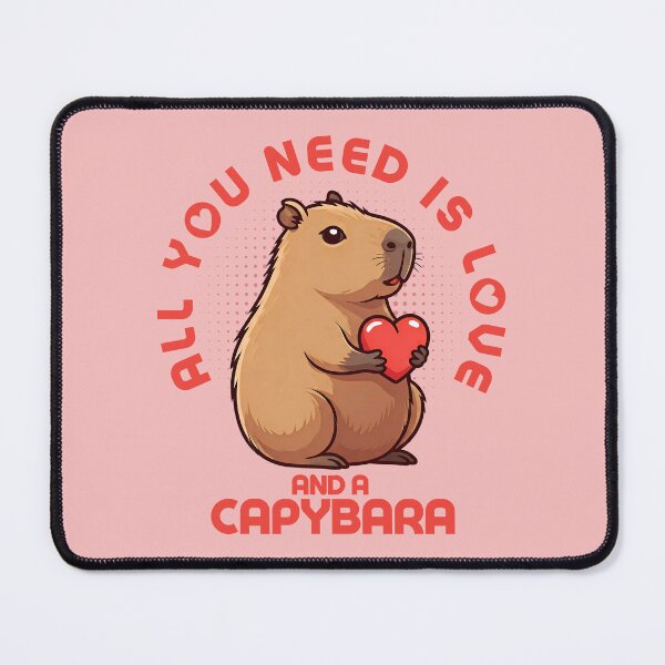 Item preview, All You Need Is Love And A Capybara designed and sold by The magic  Yellow bus.