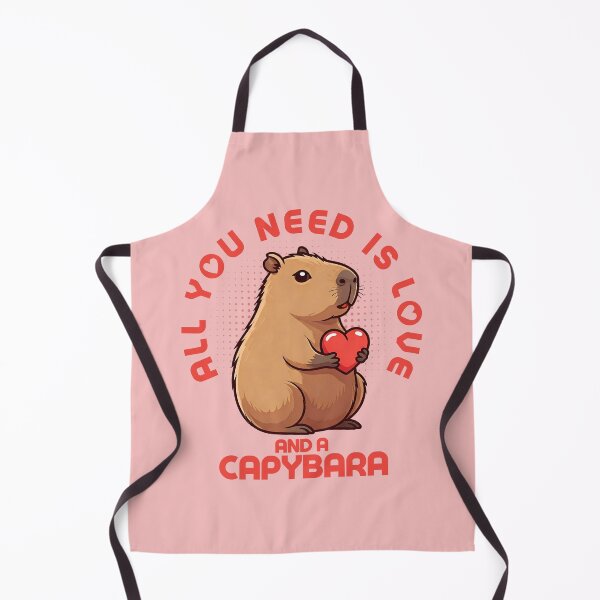 Item preview, All You Need Is Love And A Capybara designed and sold by The magic Yellow bus.