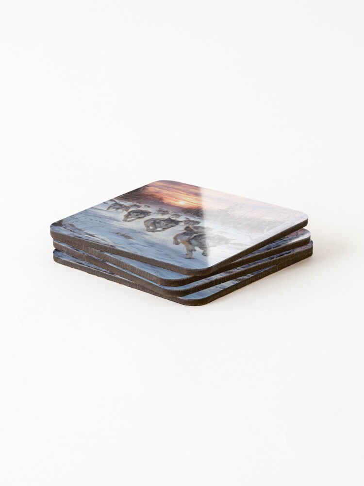Thumbnail 4 of 5, Coasters (Set of 4), Das Rudel designed and sold by JoeCollection.