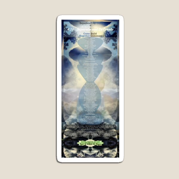 Item preview, Poem #75/111 - from the 'Magic Book of Guidance' - Visual Poetry Collection by Hart Floe Poet designed and sold by HartFloe-Poetry.