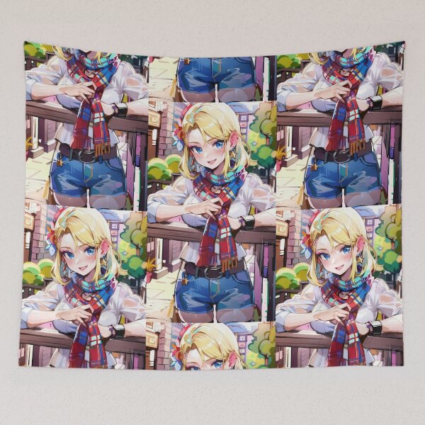 Item preview, Beautiful Blonde Autumn City Girl designed and sold by KillerCrafts.