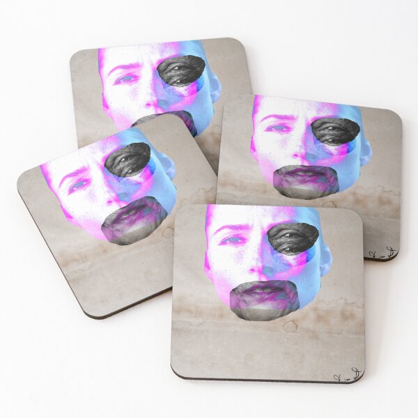 Item preview, Collage Woman face Ageism Art,  Contemporary Art ‘Fear Of Age’ designed and sold by DenisaDesign.