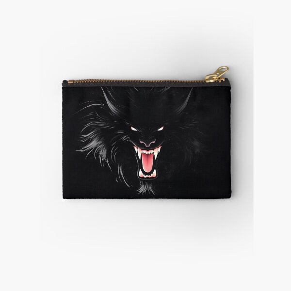 Item preview, Dark Wolf with Glowing Eyes Vector Art designed and sold by GoldenTealArts.