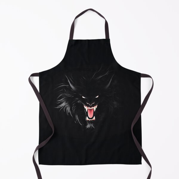 Item preview, Dark Wolf with Glowing Eyes Vector Art designed and sold by GoldenTealArts.