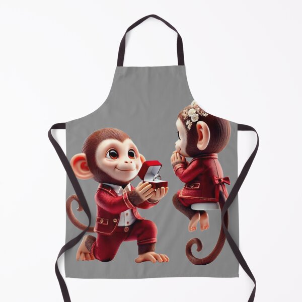 Item preview, The Love of Monkeys in Red designed and sold by ArtyRed.