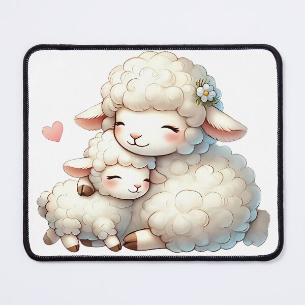 Item preview, A0635 Woolly Warmth Duo - Adorable Decorative Pair, Cozy Home Accent, Perfect Gift for Special Occasions, and Unique Keepsake designed and sold by angieart68.