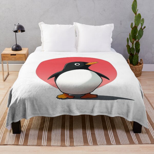 Item preview, Cute Penguin Minimalist Logo Design designed and sold by GoldenTealArts.