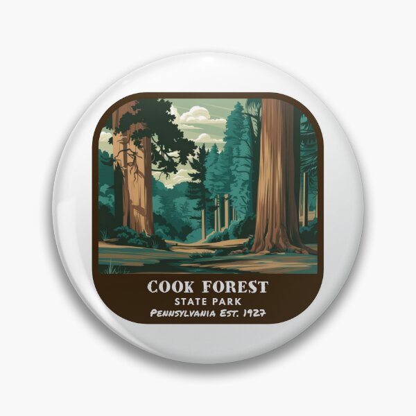 Item preview, Vintage Cook Forest State Park (Pennsylvania State Park) designed and sold by RabbitK.