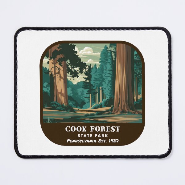 Item preview, Vintage Cook Forest State Park (Pennsylvania State Park) designed and sold by RabbitK.