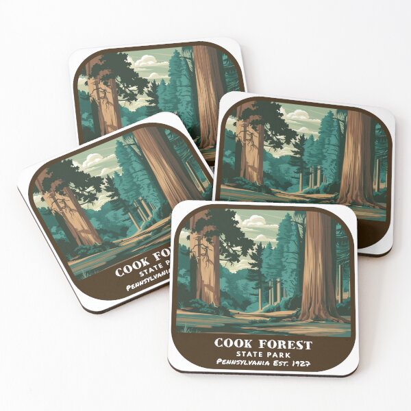 Item preview, Vintage Cook Forest State Park (Pennsylvania State Park) designed and sold by RabbitK.