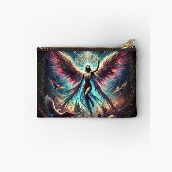 Item preview, AI generated angel, dystopian fantsay designed and sold by AI-this-is-AI.