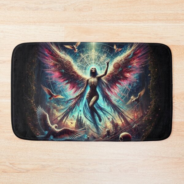 Item preview, AI generated angel, dystopian fantsay designed and sold by AI-this-is-AI.