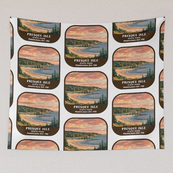 Item preview, Vintage Presque Isle State Park (Pennsylvania State Park) designed and sold by RabbitK.
