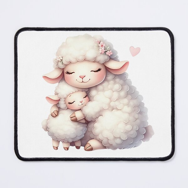 Item preview, A0635 Woolly Warmth Duo - Adorable Decorative Pair, Cozy Home Accent, Perfect Gift for Special Occasions, and Unique Keepsake designed and sold by angieart68.