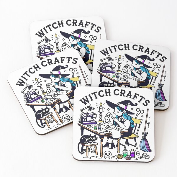 Item preview, Witch Crafting with Black Cat Art designed and sold by Kina-design.