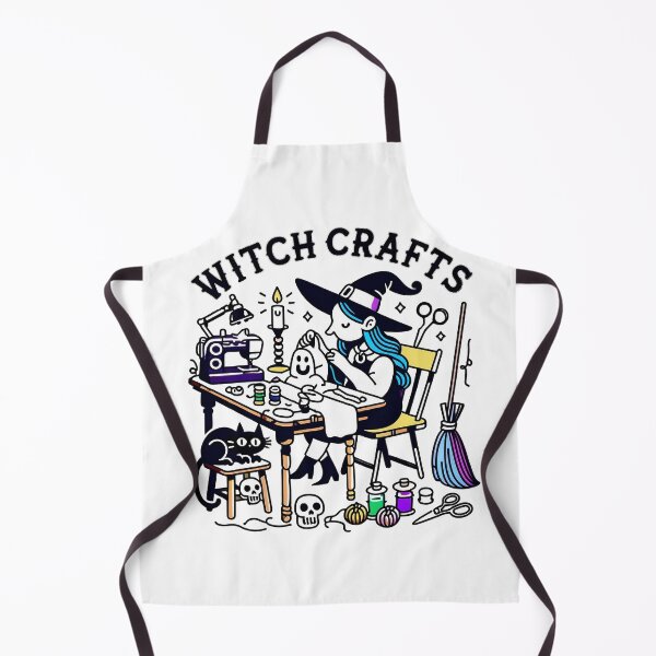 Item preview, Witch Crafting with Black Cat Art designed and sold by Kina-design.