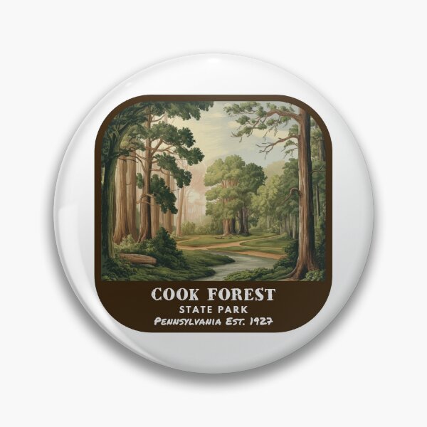 Item preview, Vintage Cook Forest State Park (Pennsylvania State Park) designed and sold by RabbitK.