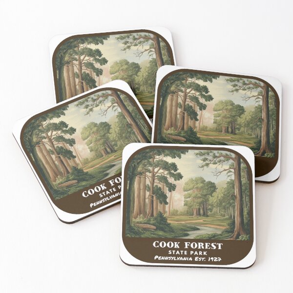 Item preview, Vintage Cook Forest State Park (Pennsylvania State Park) designed and sold by RabbitK.