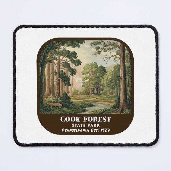 Item preview, Vintage Cook Forest State Park (Pennsylvania State Park) designed and sold by RabbitK.