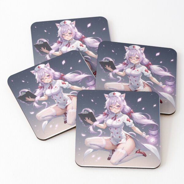 Item preview, ʚ♡ɞ Magical Healing Nurse Catgirl ʚ♡ɞ Priconne Style ʚ♡ɞ Lilac-chan designed and sold by ai-catgirl.