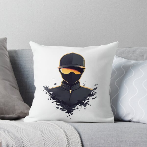 Item preview, Cyberpunk Balaclava Character With Paint Splash Style designed and sold by GoldenTealArts.