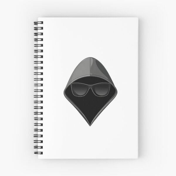 Item preview, Hacker Hooded Logo With Minimalist Vector Design designed and sold by GoldenTealArts.
