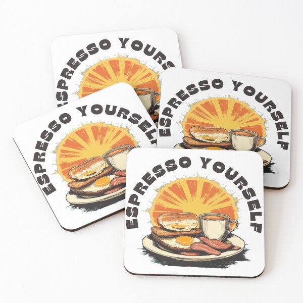 Item preview, Retro Breakfast – Vintage Food Lover-Espresso Yourself designed and sold by VividCore.