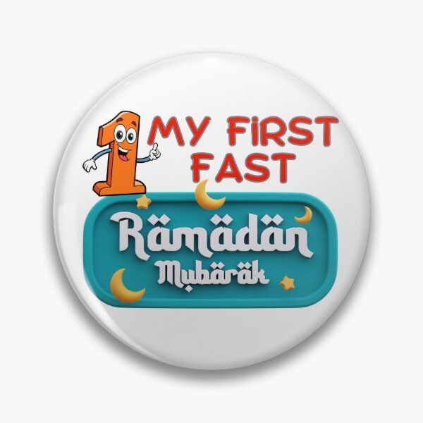Item preview, My First Ramadan Mubarak Kids, My First Fast Ramadan designed and sold by AyshaTj.