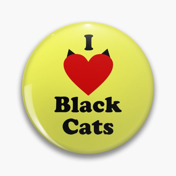 Item preview, I Love Black Cats designed and sold by MannyShop.
