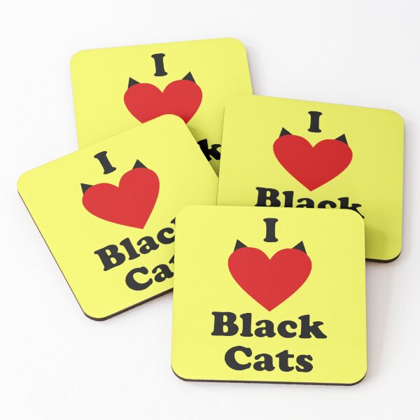 Item preview, I Love Black Cats designed and sold by MannyShop.
