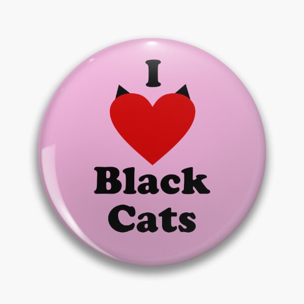 Item preview, I Love Black Cats designed and sold by MannyShop.