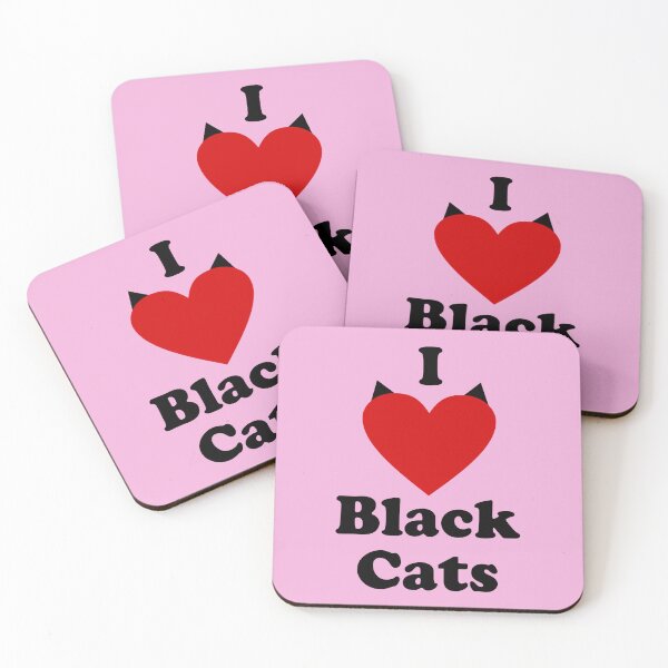 Item preview, I Love Black Cats designed and sold by MannyShop.