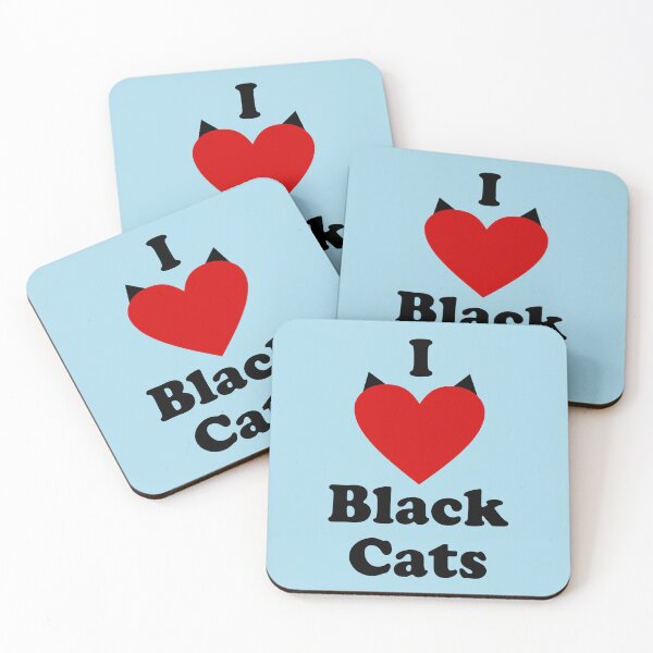 Item preview, I Love Black Cats designed and sold by MannyShop.