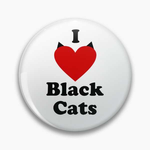 Item preview, I Love Black Cats designed and sold by MannyShop.