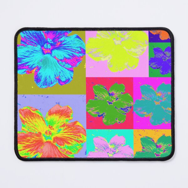 Item preview, Hibiscus multi colour designed and sold by Squid and Blanket  Designs.