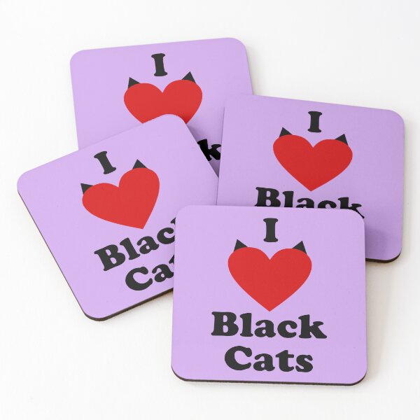 Item preview, I Love Black Cats designed and sold by MannyShop.