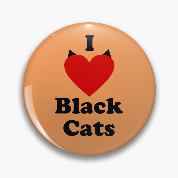 Item preview, I Love Black Cats designed and sold by MannyShop.