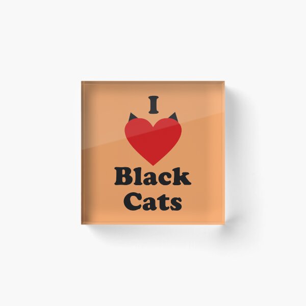 Item preview, I Love Black Cats designed and sold by MannyShop.