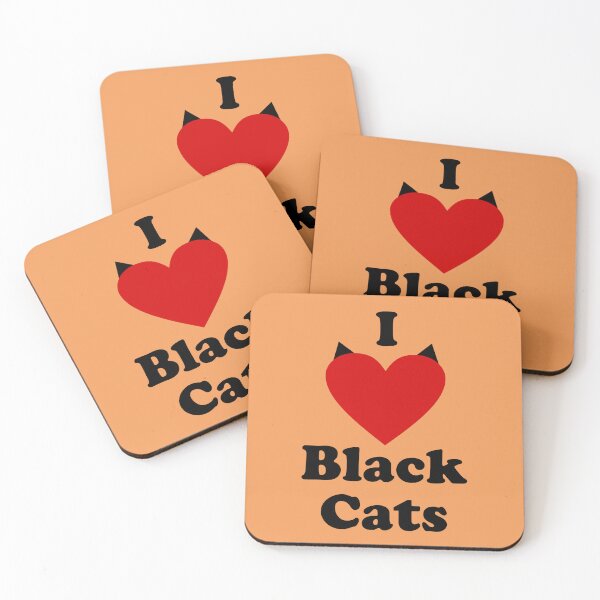 Item preview, I Love Black Cats designed and sold by MannyShop.