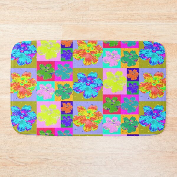 Item preview, Hibiscus multi colour designed and sold by Squid and Blanket  Designs.