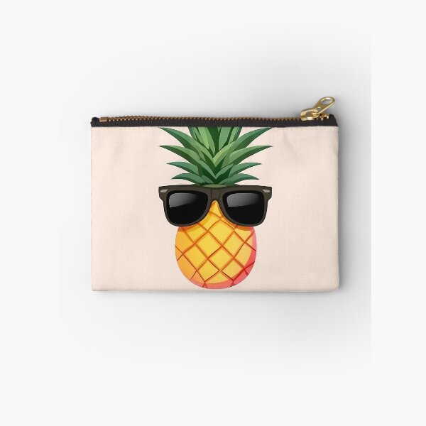 Item preview, Cute Pineapple Wearing Sunglasses Minimalist Logo designed and sold by GoldenTealArts.