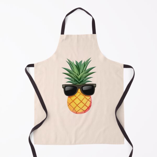 Item preview, Cute Pineapple Wearing Sunglasses Minimalist Logo designed and sold by GoldenTealArts.