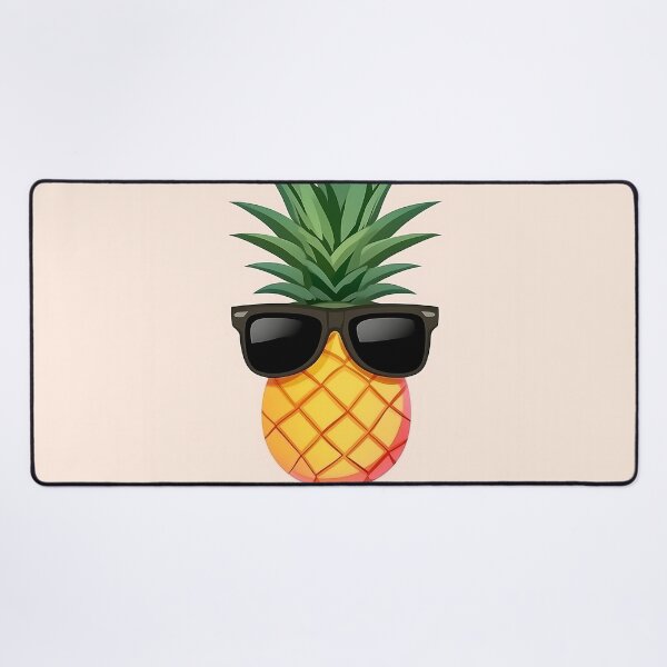 Item preview, Cute Pineapple Wearing Sunglasses Minimalist Logo designed and sold by GoldenTealArts.