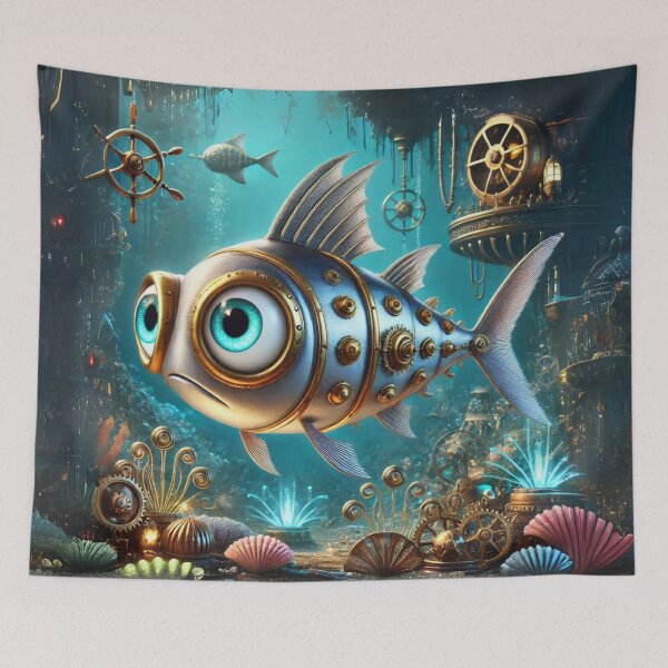 Item preview, Steampunk Sardine designed and sold by Sillytoe.