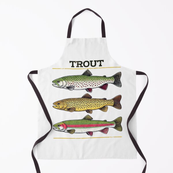 Item preview, Detailed Trout Illustration - Perfect Gift for Fishermen, Trout fish lover, Trout Fisherman Gift designed and sold by rich4Design.