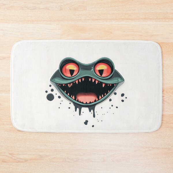Item preview, Evil Cartoon Lizard Face Vector Art designed and sold by GoldenTealArts.