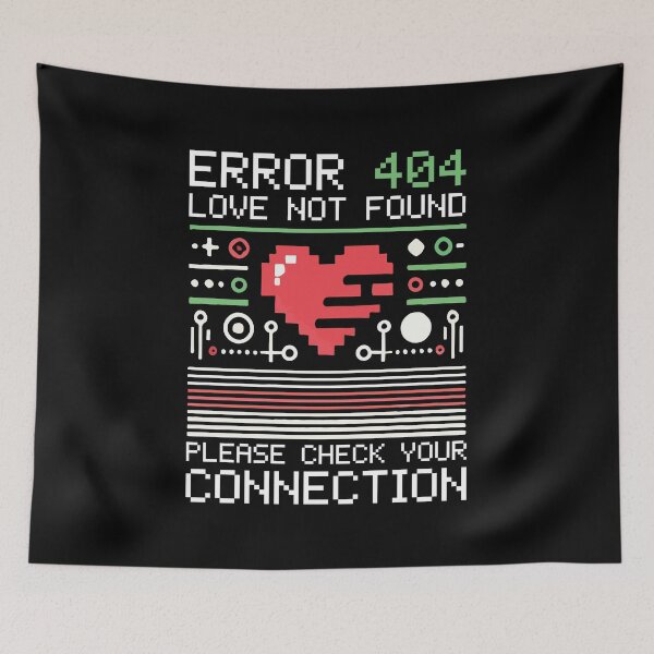 Item preview, Error 404 Love Not Found Funny Anti Valentines Day designed and sold by chantastical.